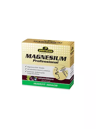PEEROTON | Magnesium Professional Schwarze Johannisbeere 20 Sticks á 2,5g |